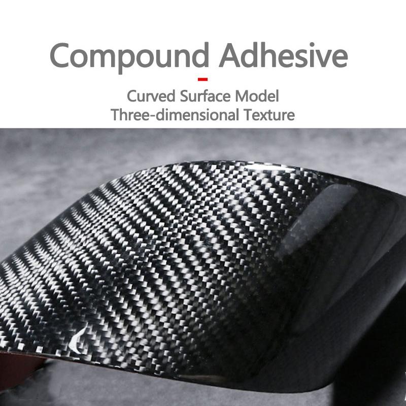 Autocolante decorative pentru butoanele motorului de pornire cu un singur clic din fibră de carbon pentru Toyota Corolla Yaris Chr Auris Prado Rav4 Prius Camry Fort