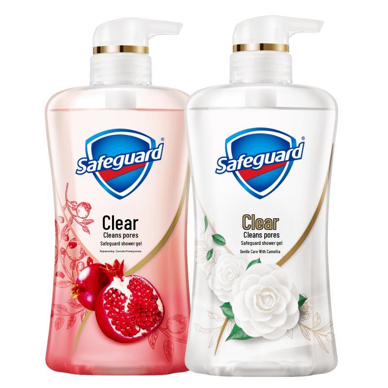 Safeguard Pomegranate & Camellia Purifying Shower Gel Duo Pack
