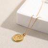 MamacitaSlay 316L Stainless Steel Great Wave Pendant Necklace 18K Gold Plated Waterproof Jewelry For Women Trendy Necklace