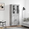 Highboard Concrete Grey 69.5 x 34 x 180 cm Particleboard
