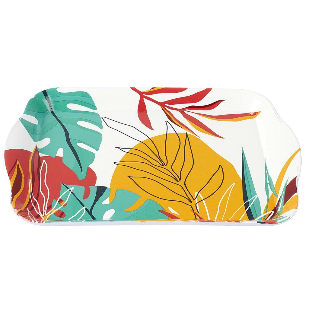 Paradise Exotic Serving Tray 21X14 Cm Exotic Pattern