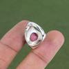 Thulite Ring 925 Sterling Silver Ring Handmade Boho Style Ring Genuine Gemstone Jewelry Gift For Wife Thulite Jewelry Available In Ring Size
