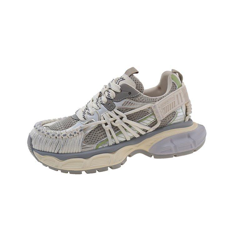 

Horse Speedism 2025 Autumn New Mesh Breathable Daddy Shoes Casual Sports Running Shoes Versatile Single Shoes Women 35 шампанского