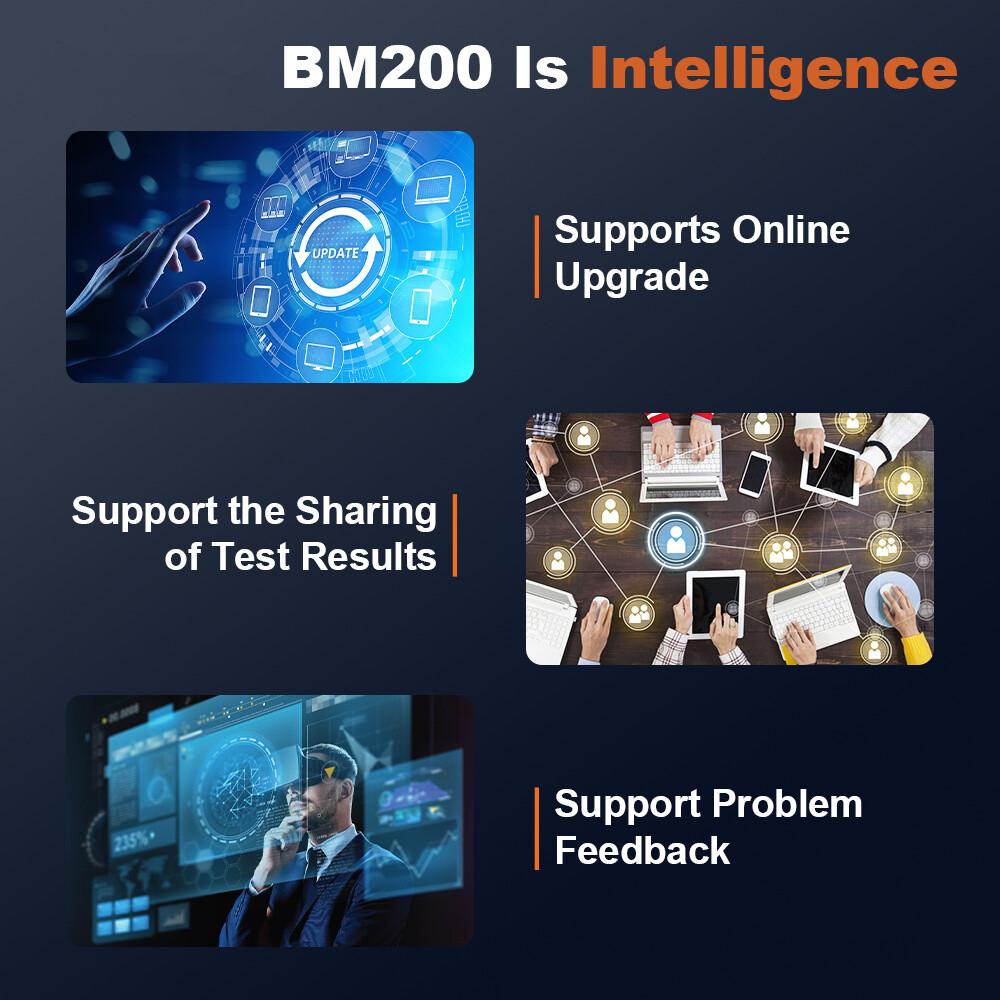 BM200 Auto-Batteriemonitor Bluetooth-Batterietester Kurbel-Lade-Testwerkzeug