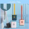 Durable Silicone Flex Toilet Brush Set With Comfortable Grip And Easy Storage Solutions