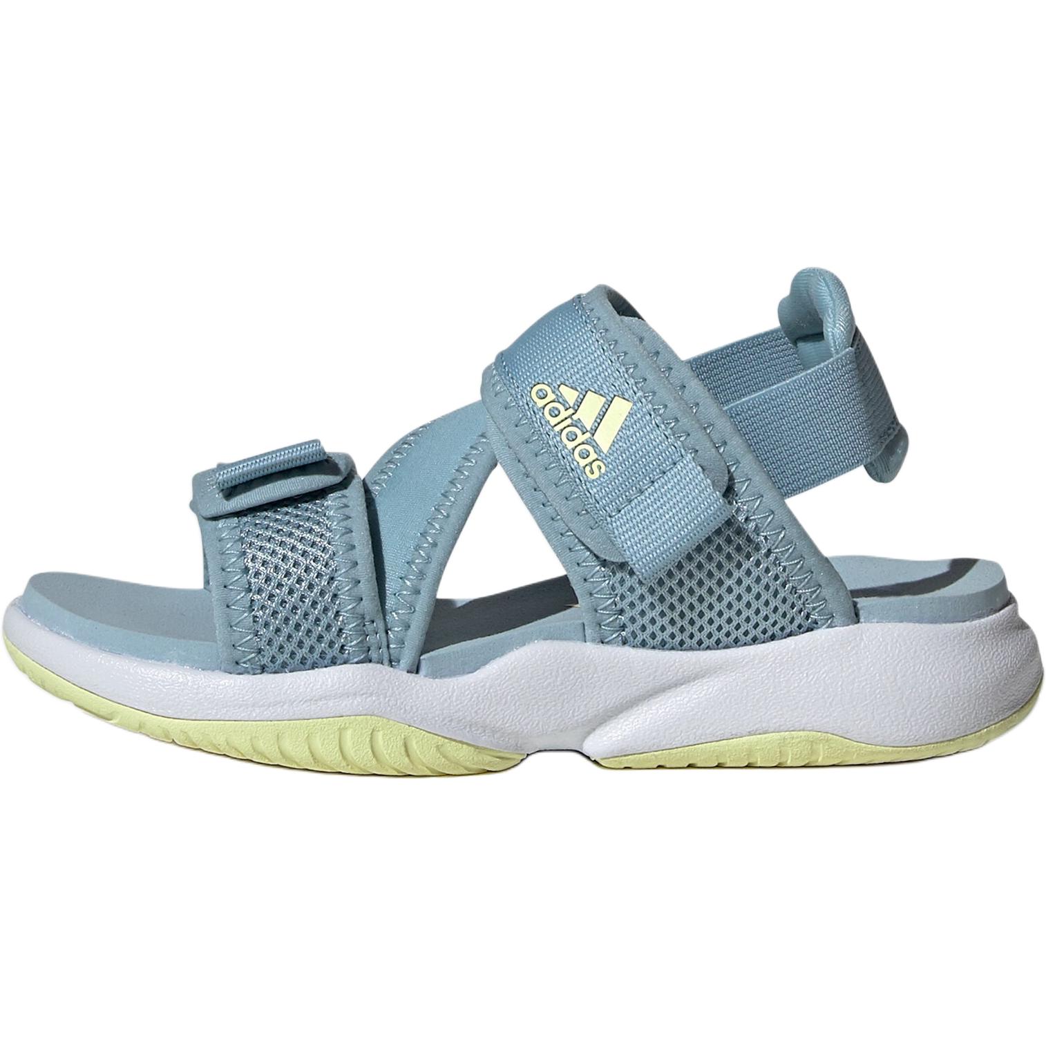 

Adidas Slip Resistant Abrasion Resistant Low top Children s Sandals Gray Blue Kids FV0833 29