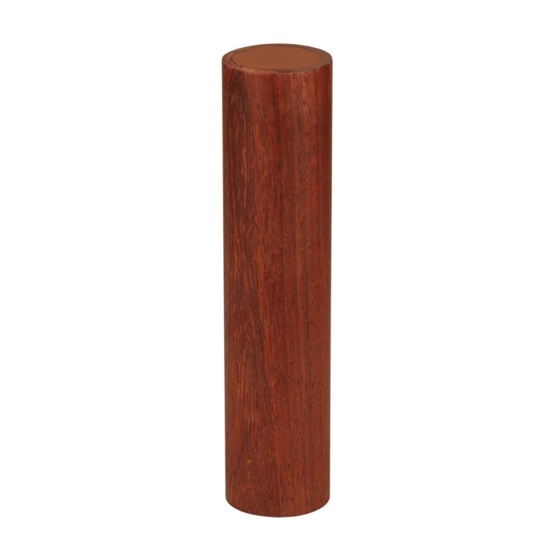 Mahogany Cylinder Sand Shaker Rhythm Percussion Musical Instruments Wood Hand Shaker Drum Party KTV Kids Toy Gift Games 1