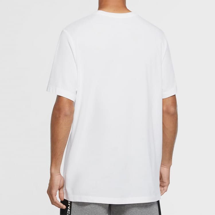 Jordan Air T Shirts Men's White Crew Neck Moderate Straight Fit CN3576-100