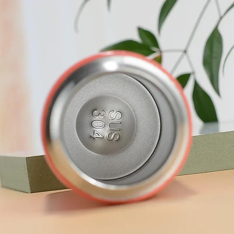 150/200ml Mini Stainless Steel Thermos Cup Thermal Compact Portable Leak Proof Male and Female Thermal Water Bottle for Children