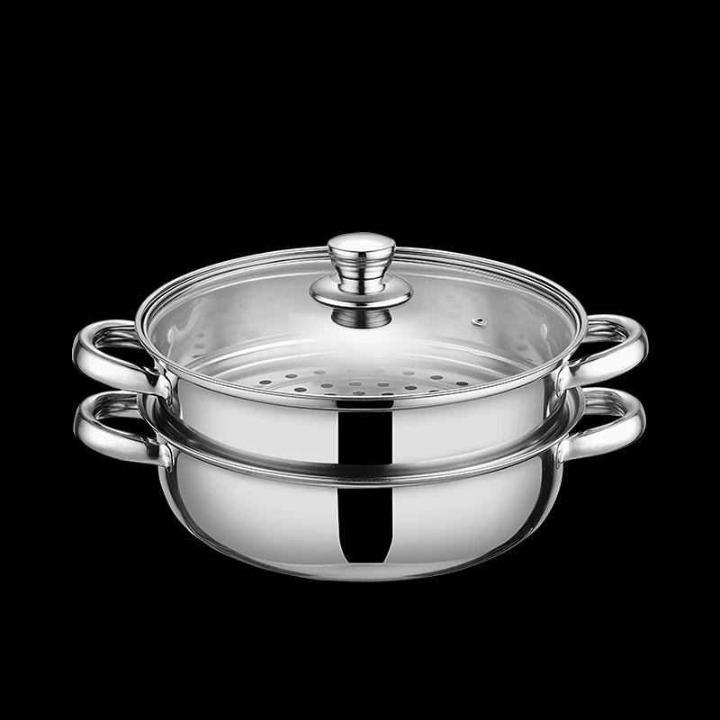 Double Layer Stainless Steel Steamer Pot