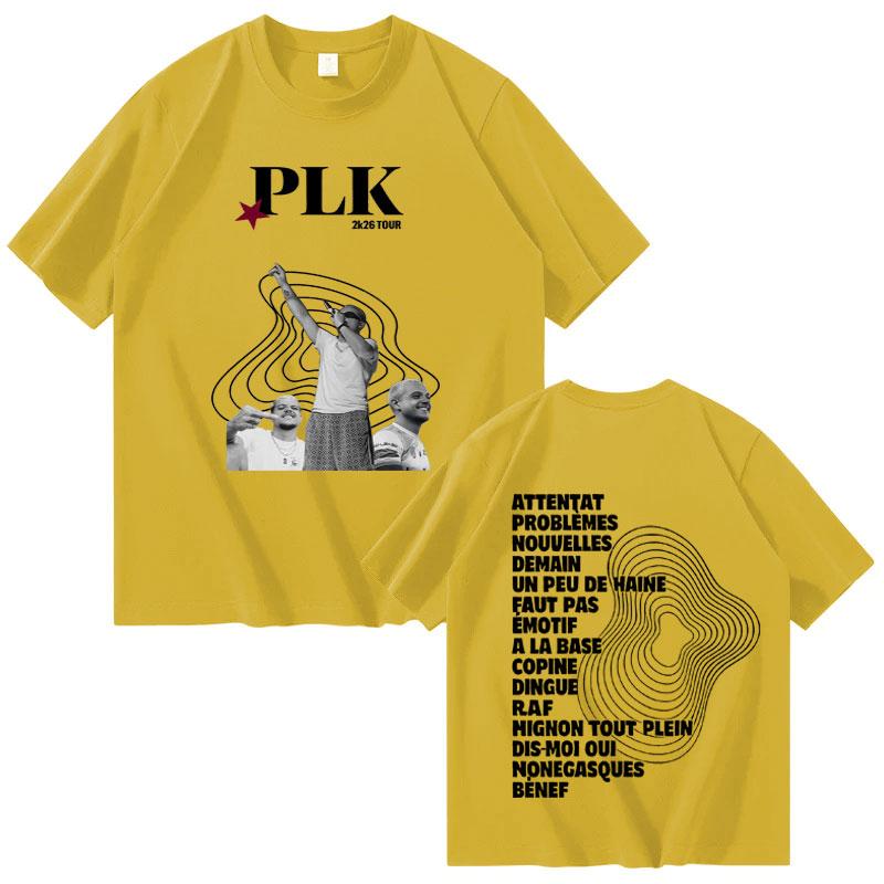 Rapper PLK 2026 Graphic Tshirt Men Women Clothes Fashion Pop Music Tshirts Casual Cotton Cozy Short Sleeves T Shirts Streetwear