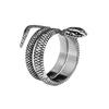 Retro Snake Ring Adjustable Gothic Punk Jewelry for Women Men Hip Hop Rock Music Festival Halloween Party Gift Idea