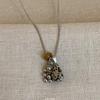 Retro Round Resin Necklace: Versatile, Fashionable High-End Clavicle Chain for Women