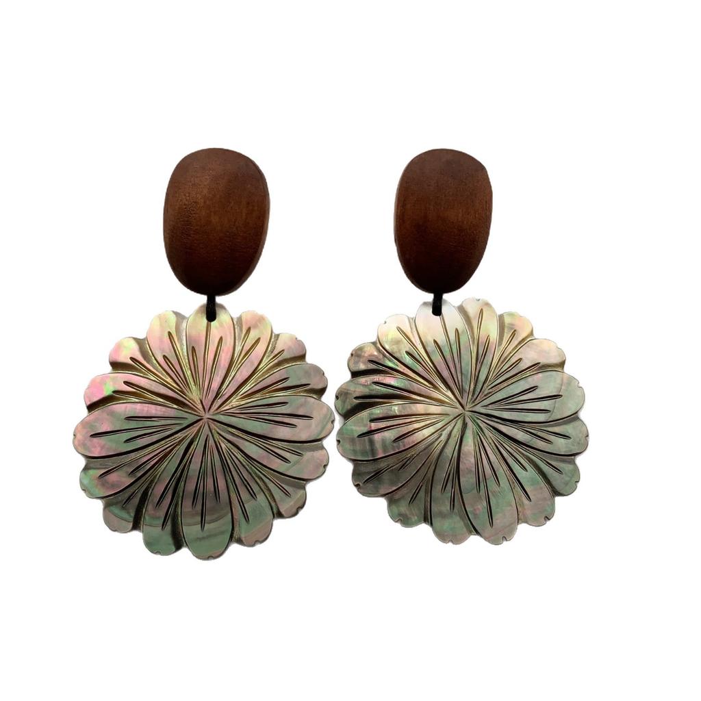 Naturalna Relaksacja Etniczny Styl Lekkie Muszelkowe Kolczyki Kolczyki Lekki Luksus Retro Moda Wysoki Poziom Codzienne Spersonalizowane Kolczyki