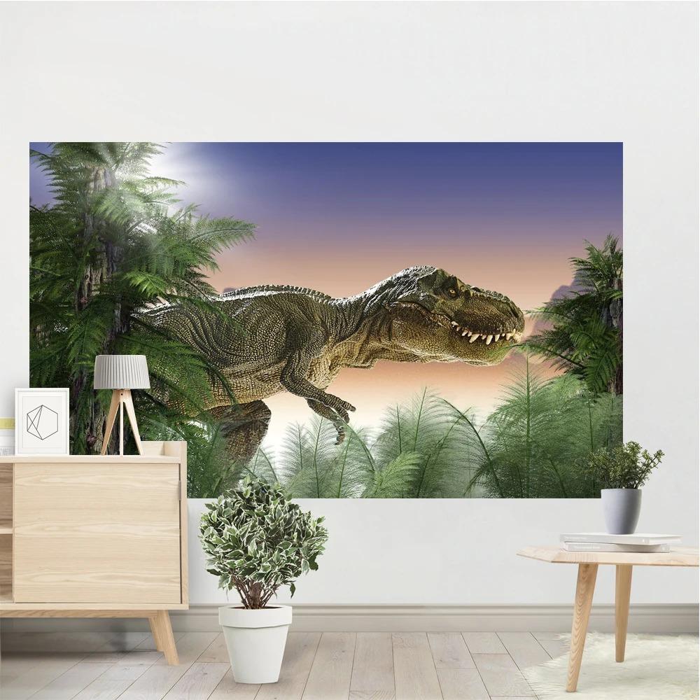 Парк динозавров Динозавр Гобелен Спальня Гостиная Гобелен Домашнее украшение стены — фото 6