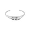 Chiusura o Gancio Aragosta in Acciaio Inossidabile Diesel 9L x 9W x Acciaio Senza Pietre Preziose Bracciale Pieghevole da Uomo, 7,2 cm, Acciaio,