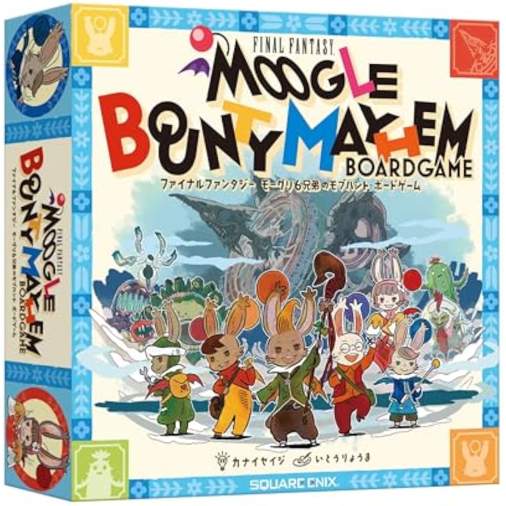 Square Enix Final Fantasy Mowgli 6 Brothers Mob Hunt Board Game (for 2-4 players, 15 minutes, for...
