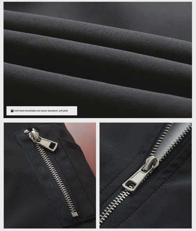 Herren Trendige Jacke im koreanischen Stil mit Stehkragen - Herbst 2021 Mode in großen Größen