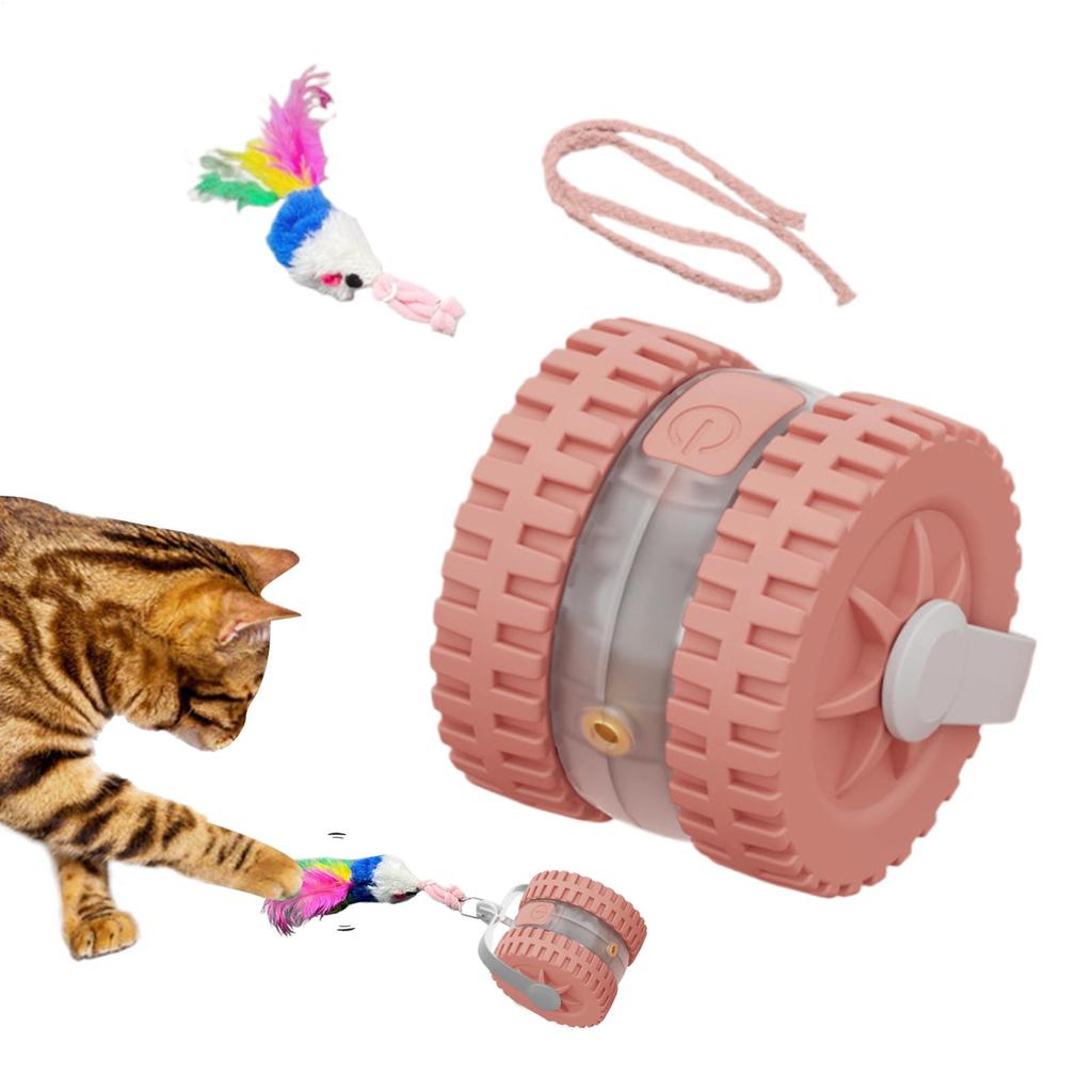 Cat Interactive ball Toy Automatic Rolling Ball with Tail Rechargeable Smart Pet Interactive Toy Intelligent toy for Cat