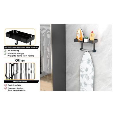 Ironing Board Holder Wall Mount, Ironing Board Hanger Wall Mount Ironing Board Storage, Iron Board Wall Mount For Rooms