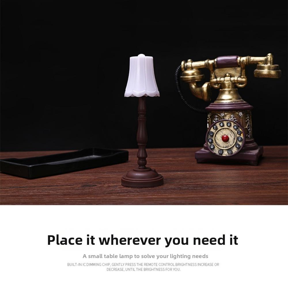 1:12 6 Styles Dollhouse Miniature Floor Lamp Mini Glass Table Lamp Model  Doll House Decor