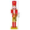 Wooden Christmas Nutcracker Soldier Wooden Nutcracker Figures Soldier Festive Statue Party Supplies For Fireplace Shelf