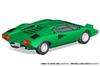 Aoshima Bunka Kyozai Scale The Snap Kit Series Lamborghini Countach LP400 Green Plastic Model Kit 1/32 Pre-Colored 20-D