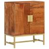 Sideboard 60 X 35 X 75 Cm Solid Acacia Wood