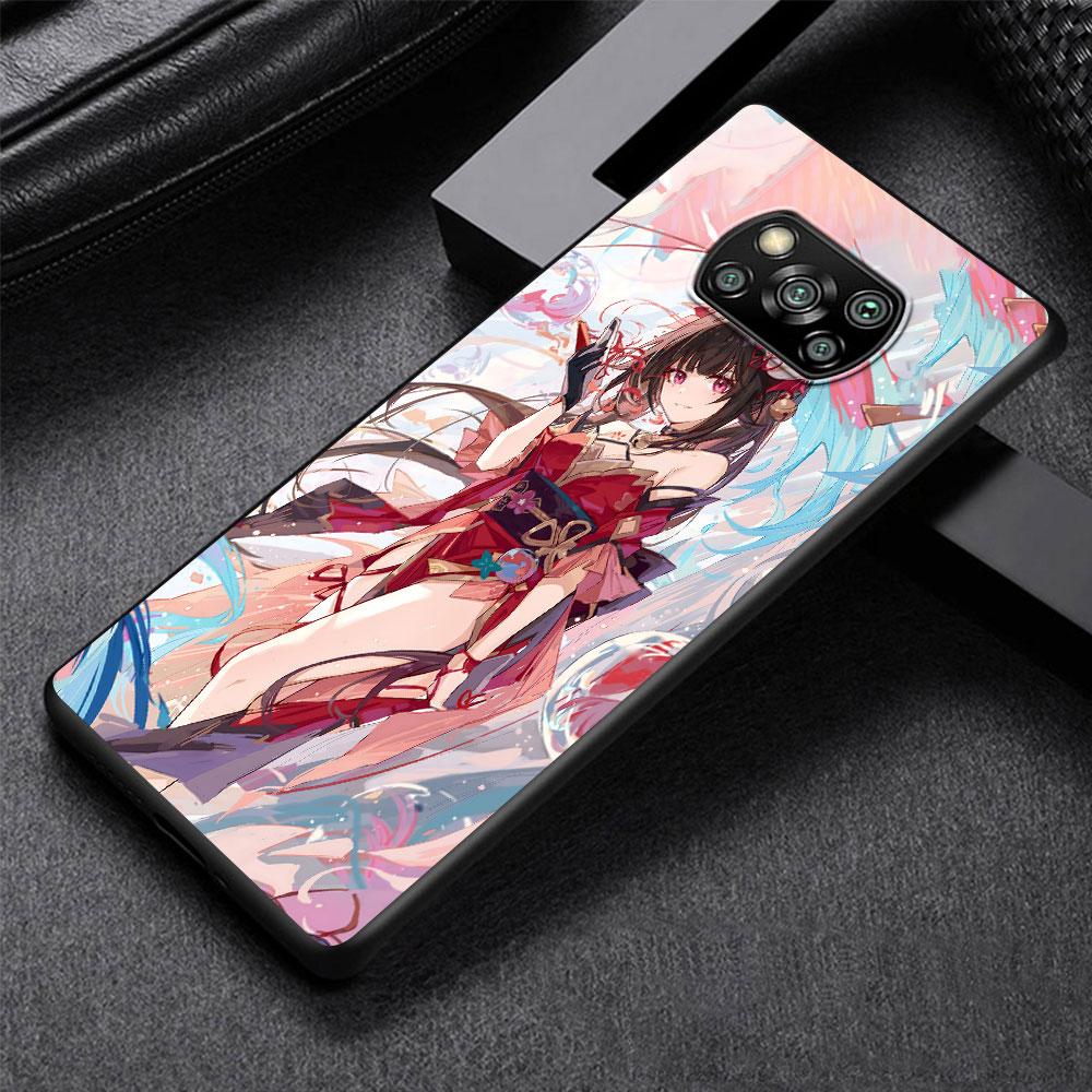 Star Rail Aventurine Sparkle Case for Xiaomi Poco M5s X3 NFC F3 X5 M4 M3 Pro Black Silicone Soft Phone Cover Coque