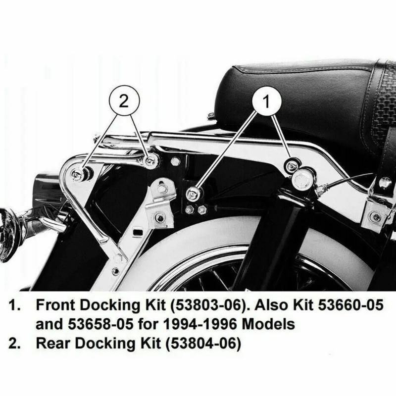 53803-06 Motorrad-Modifikationszubehör Abnehmbare hintere Docking-Hardware für 1997-2008