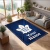 Toronto Maple Leafs Crystal Velvet Rug, Custom Name Text Personalized Non‑Slip Floor Mat for Home Decor Gift