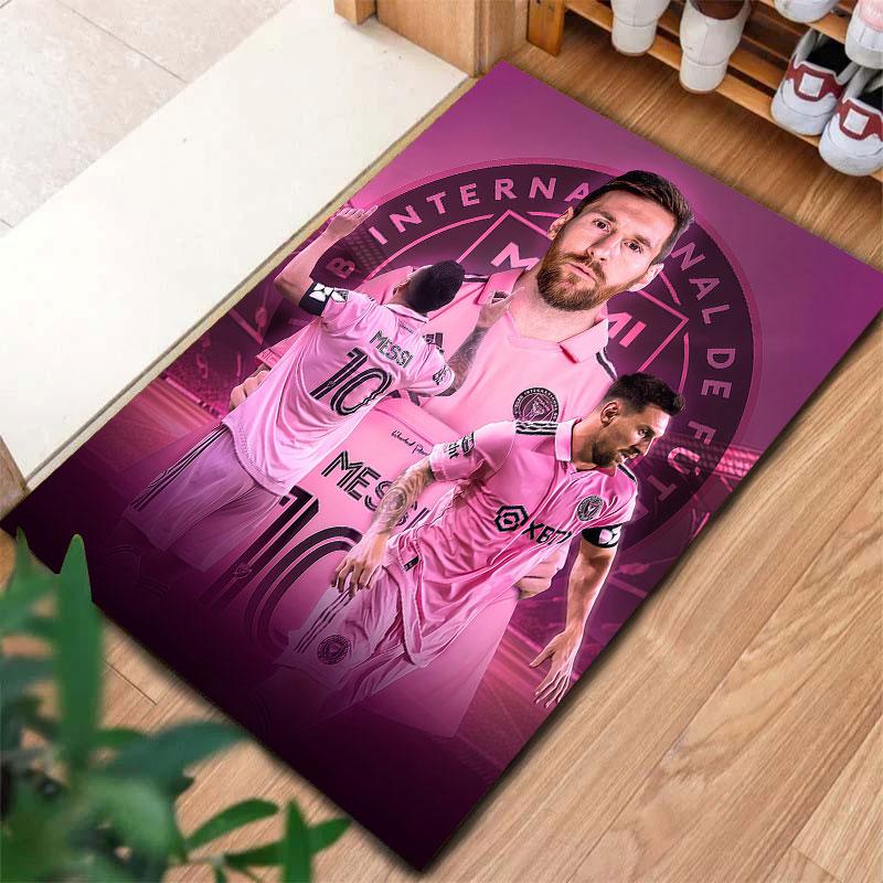 Lionel Messi Carpet Rug for Living Room Bedroom Home Sofa Decoration,Kids Play Non-slip Floor Mat