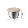 50ml Snack Dish Stainless Steel Sauce Cup with Sealed Lid Kitchen Tableware Sushi Mustard Seasoning Box Dipping Sauce Plates