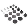 21-Piece Cymbal Felt Set, Clutch Bracket Tube Drum Accessories, Fiber Felt, Specially Designed for Fixing C-Pieces On Drums