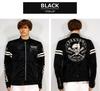 50th Anniversary Limited Model Lightning Crossbone Skull Stickerei Bonding Riders Jacke Oberbekleidung [Banson] Herren nvsz-2415 (L)