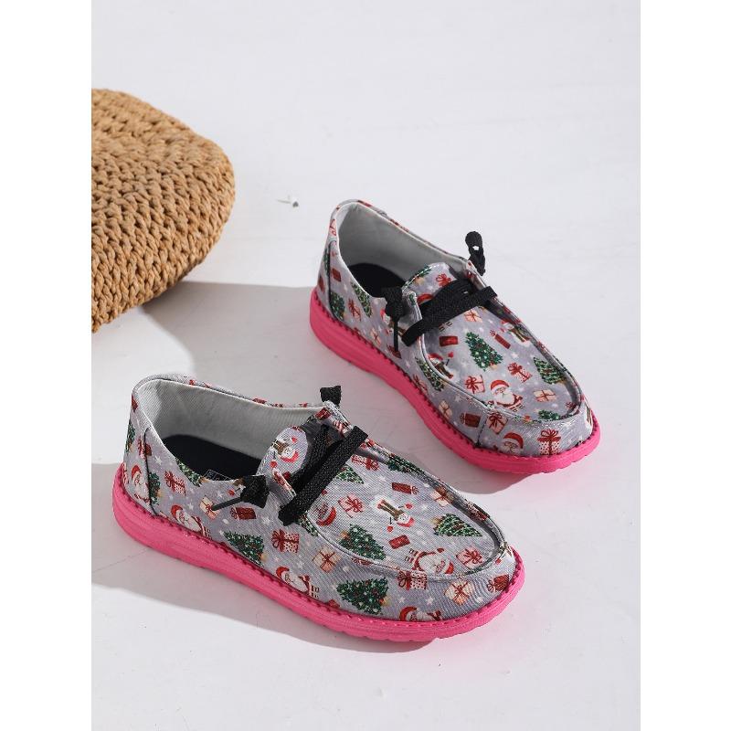 Lace-up Flat Plus-size Sneakers Women's Fall 2025 New Casual Graffiti Color-blocking Low-top Shoes