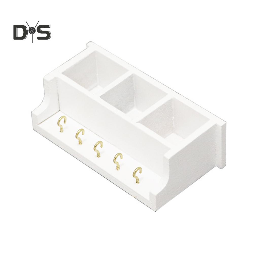 Mud In Your Eye Mini Dollhouse Wooden Storage Rack with Hook Kitchen Furniture Accessory