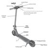 Foldable Rechargeable Children's Electric Scooter - Mini Commuter Toy Vehicle