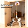 Lifting Cat Toy Hanging Door Interactive Teaser Toy Electric Retractable Yo‑yo Ball Self Play Entertainment For Cats