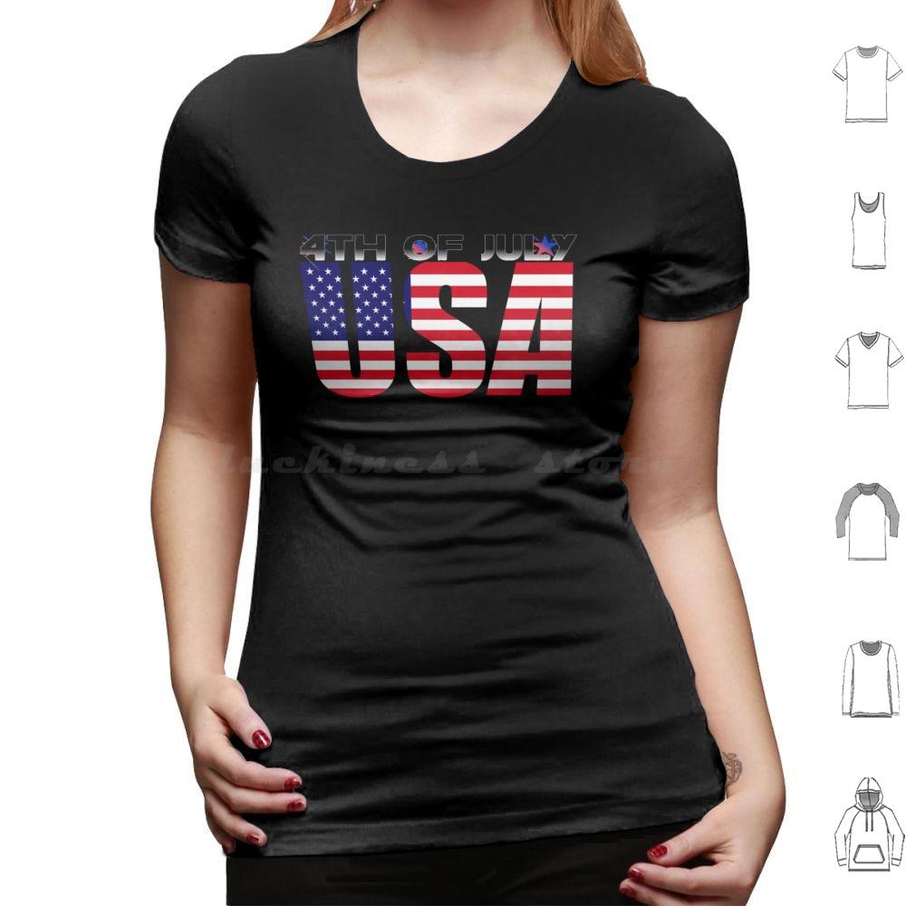 4. Juli T-Shirt Baumwolle Herren Damen DIY Druck 4. Juli Tag USA Amerikanischer Stolz Rot Weiß Blau Patriotische Sterne Und