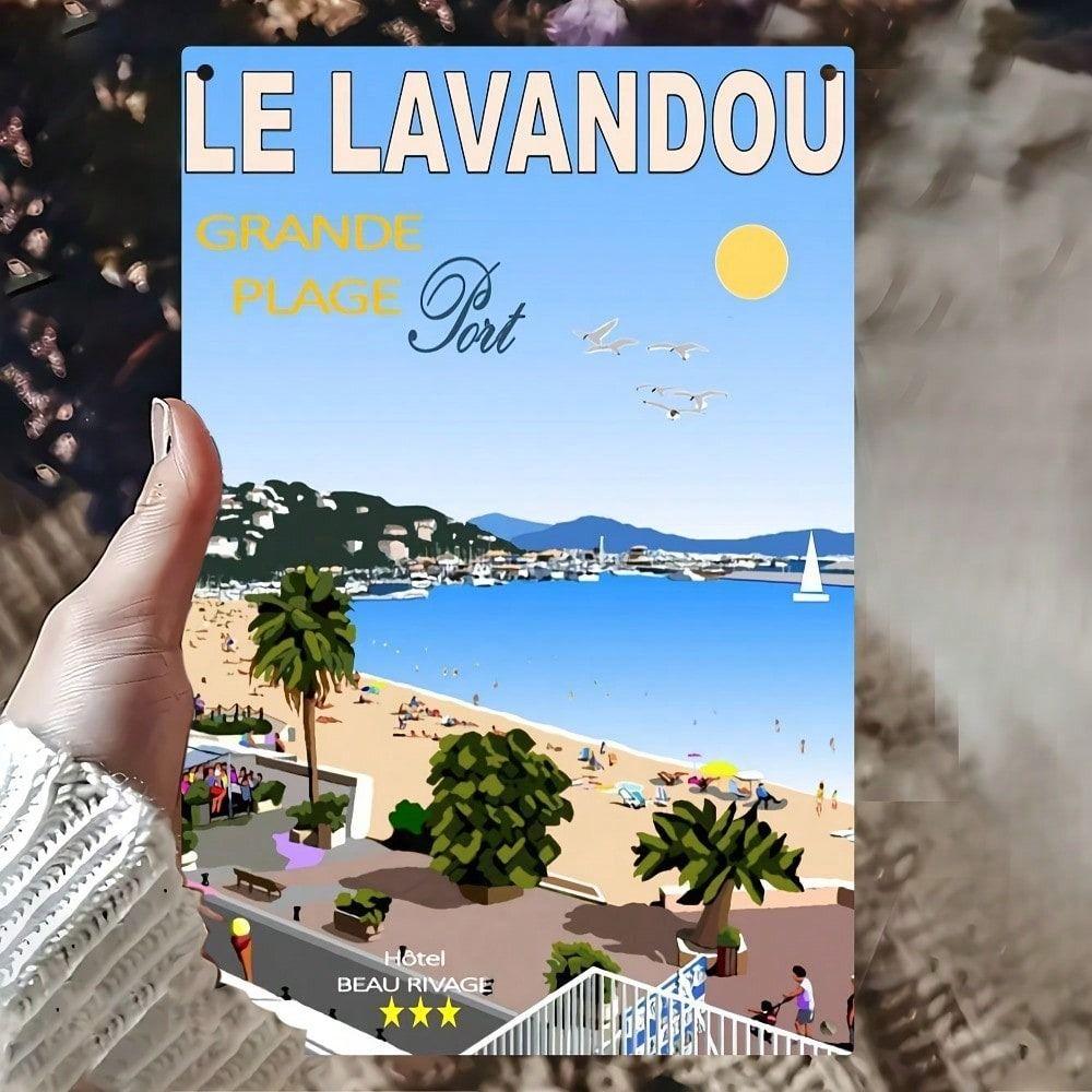 Retro Metal Tin Sign Cow Sunflowers Farmhouse Kitchen Wall Decor 20x30cm