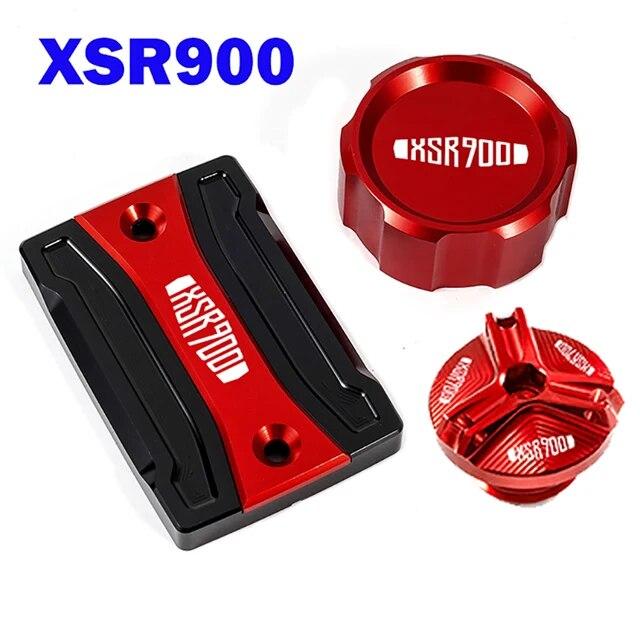 For Yamaha XSR900 XSR700 XSR 900 700 2014- Motorcycle CNC Front Rear Brake Fluid Reservoir Cover Engine Oil Filler Cap