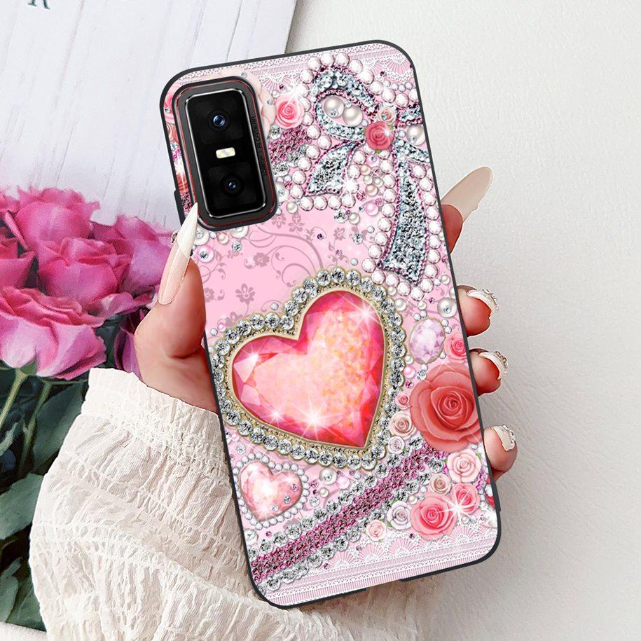 For Infinix GT 30 Pro 5G Case Cool Dragon Carp Love Heart Cartoon Shockproof Silicone Soft Cover For Infinix GT30Pro X6873 Funda