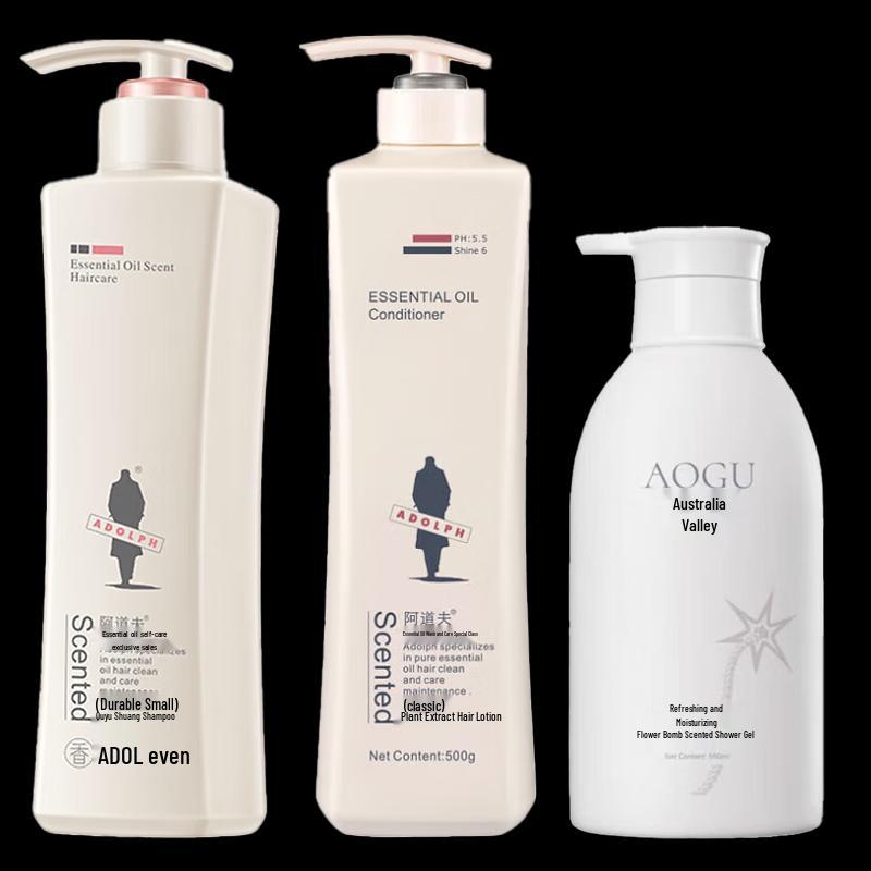 

Adolph Anti-Dandruff Shampoo, Conditioner & Shower Gel Set