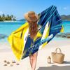 North Queensland Cowboys Customized Name Text Beach Towel, Soft Absorbent Towel Beach Pool Travel Personal Gift