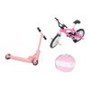 Miniature Bike Scooter Set with Helmet Realistic High Simulation Garden Decor Dollhouse Bike
