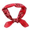 Square Scarf Hair Band Neck Scarf Cotton Bandana Hip Hop Paisley Headband Kerchief Neck Wrap Cashew Tie-dye Seamless Scarves DIY