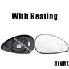 For Citroen C4 2004 2005 2006 2007 2008 Car Rearview Side Mirrors Lens Door Wing Rear View Mirror Glass With Heating