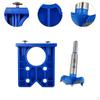 35mm Concealed Hinge Jig Kit ,Hinge Drill Hole Router for Cupboard Cabinets