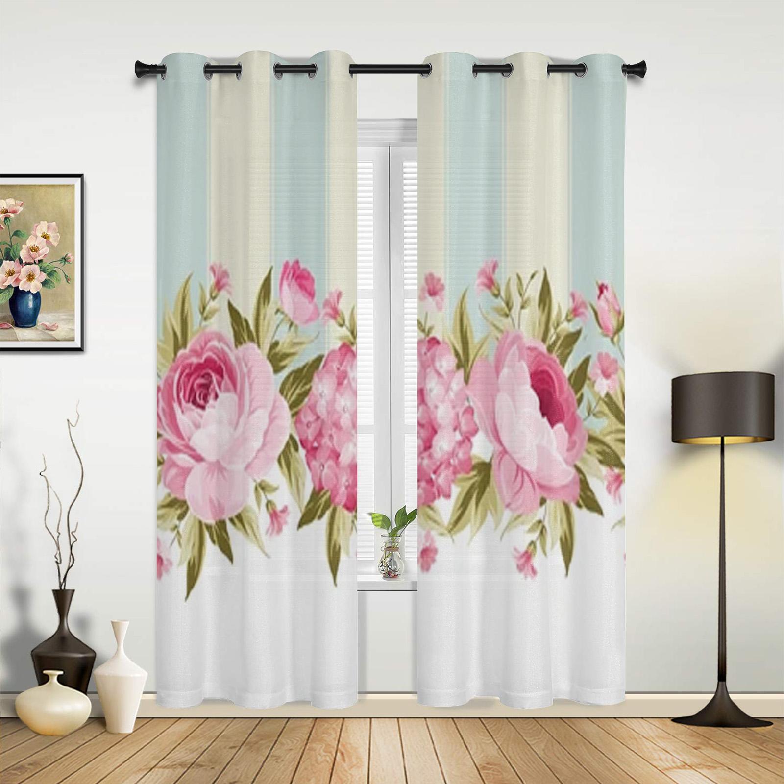 Цветущие цветы и полоски — фото 4